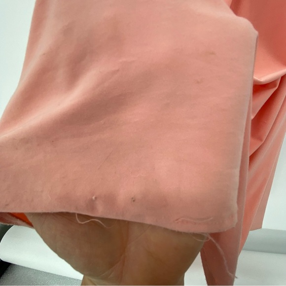 Cache Elegant Rhinestone Embellished Coral Pink Evening Gown (flawed) - Picture 12 of 16